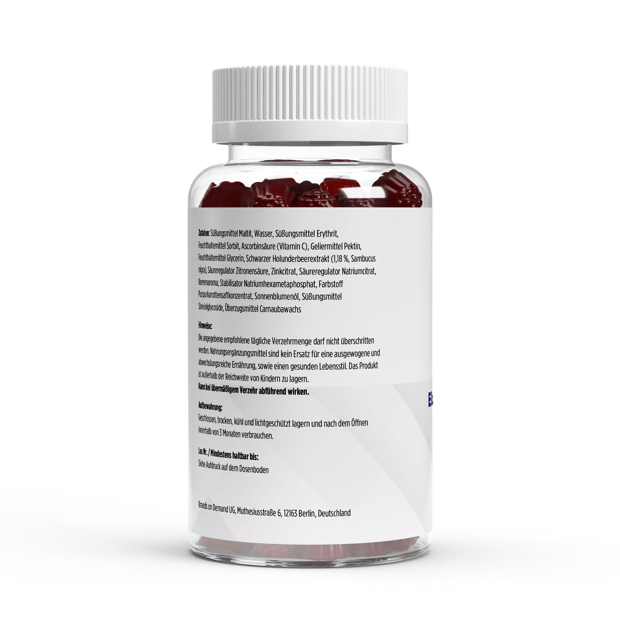 Elderberry + Vitamin C + Zink Gummies - 60 Stk.